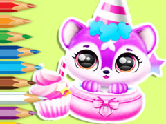 խաղ Coloring Book: Baby Fluff's Birthday