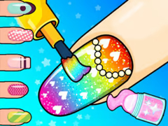 խաղ Coloring Book: Nail Salon