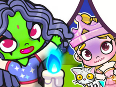 խաղ Jigsaw Puzzle: Elphaba And Glinda