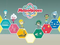 խաղ Meteoheroes