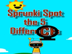 խաղ Sprunki Spot the 5 Differences
