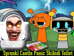խաղ Sprunki Castle Panic Skibidi Toilet