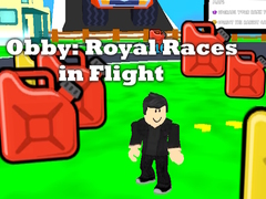 խաղ Obby: Royal Races in Flight