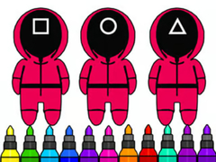 խաղ Coloring Book: Squid Game Mask