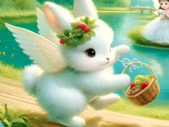 խաղ Jigsaw Puzzle: Angel Bunny