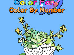 խաղ Color Fan Color By Number