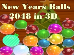 խաղ New Years Balls 2048 in 3D