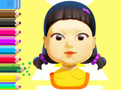 խաղ Coloring Book: Squid Game Doll