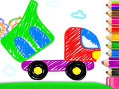 խաղ Toddler Drawing: Tanker Truck