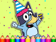 խաղ Coloring Book: Bluey's Birthday