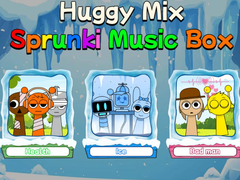 խաղ Huggy Mix Sprunki Music Box