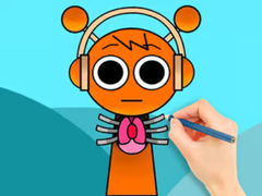 խաղ Coloring Book: Sprunki Horror Oren