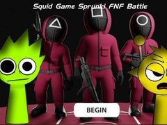 խաղ Squid Game Sprunki Fnf Battle