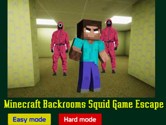 խաղ Minecraft Backrooms Squid Game Escape