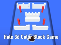 խաղ Hole 3d Color Block Game
