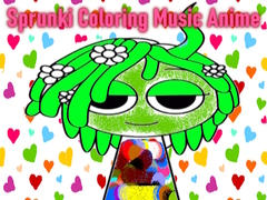 խաղ Sprunki Coloring Music Anime