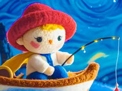 խաղ Jigsaw Puzzle: Starry Night Fishing