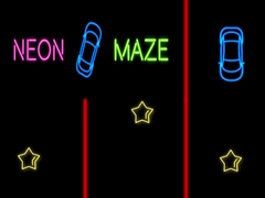 խաղ Neon Car Maze