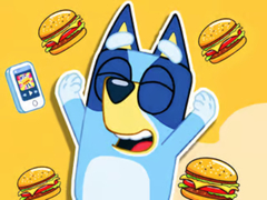 խաղ Jigsaw Puzzle: Burger Dog Bluey