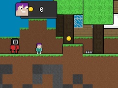 խաղ Squid Escape But Blockworld