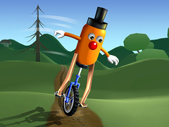 խաղ Unicycle Balance 3D