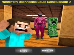 խաղ Minecraft Backrooms Squid Game Escape 2
