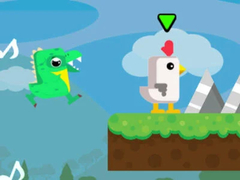խաղ Chicken Scream Race