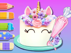 խաղ Coloring Book: Unicorn Cake
