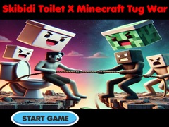 խաղ Skibidi Toilet X Minecraft Tug War