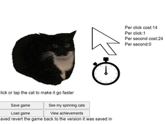 խաղ Spinning Cat Clicker