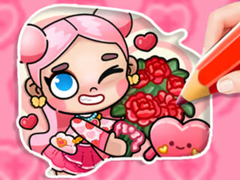 խաղ Coloring Book: Avatar Valentine's