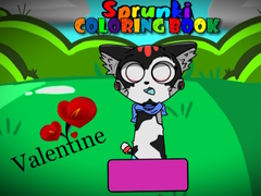 խաղ Sprunki Valentine Coloring book