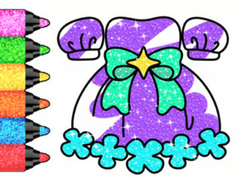 խաղ Coloring Book: Glow Dress