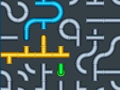 խաղ Connect The Pipes Water Puzzle