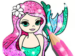 խաղ Coloring Book: Little Mermaid