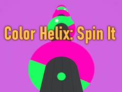 խաղ Color Helix: Spin It