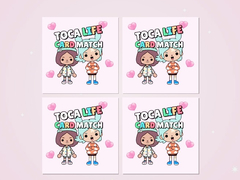 խաղ Toca Life Memory Card Match