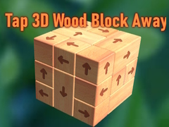 խաղ Tap 3D Wood Block Away