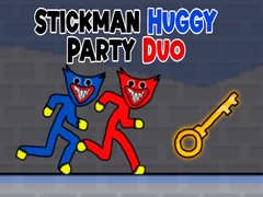 խաղ Stickman Huggy Party Duo