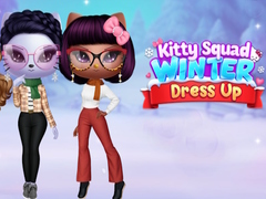 խաղ Kitty Squad Winter Dress up