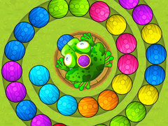 խաղ Frogtastic Marble Adventure