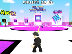 խաղ Obby: Dumb or Genius IQ Test
