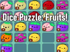 խաղ Dice Puzzle: Fruits!