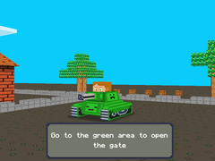 խաղ Blocky Tank 3D