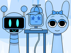 խաղ Huggy Mix Sprunki Music Box