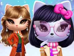 խաղ Kitty Squad Winter Dress Up