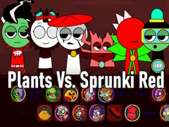 խաղ Plants Vs. Sprunki Red
