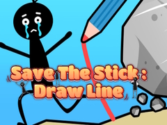խաղ Save The Stick: Draw Line