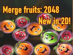 խաղ Merge fruits: 2048 New in 2D!