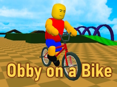 խաղ Obby on a Bike